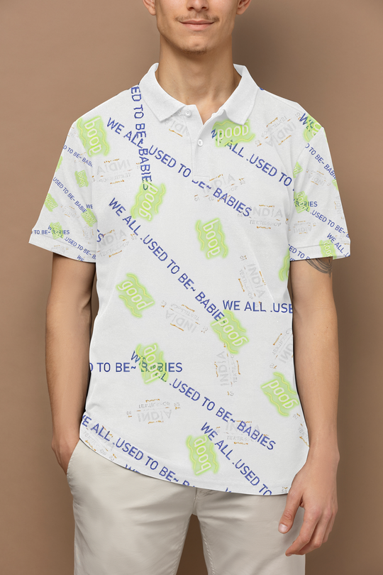 All-Over Print Men's Polo Shirt