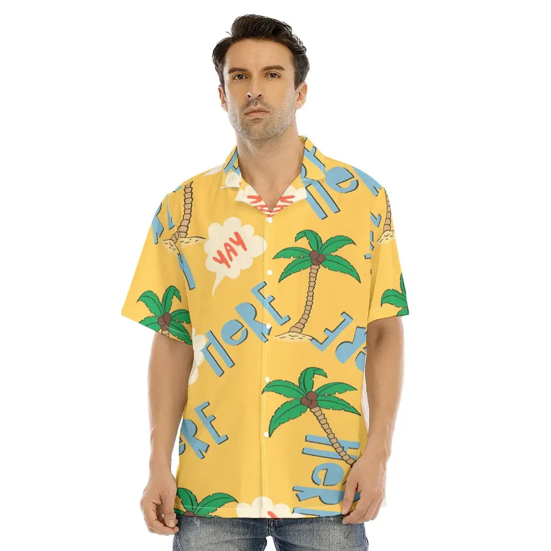 Father's Day Sale | Custom Men's Hawaiian Shirt with Short Sleeve - Archiify