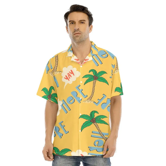 Father's Day Sale | Custom Men's Hawaiian Shirt with Short Sleeve-Archiify