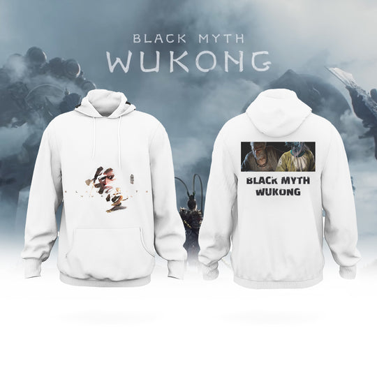 WuKong XIV All-Over Print Men's Pullover Hoodie