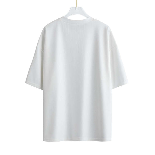 Custom Men Women Drop-shoulder T-shirt Summer Cotton Short Sleeve Tee - Archiify