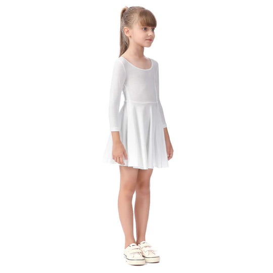 Custom Kid's Long Sleeve Dress Summer Sundress for Girls - Archiify