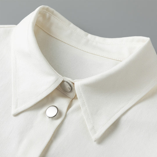 Customized Women's Short Mid-Sleeve Jacket | 245GSM Cotton - Archiify