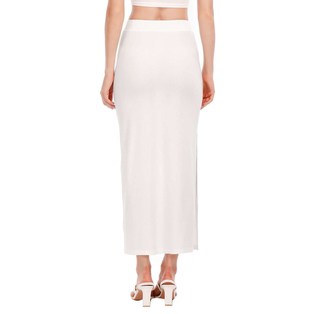 Women's Side Slit Half-Length Skirt - Archiify