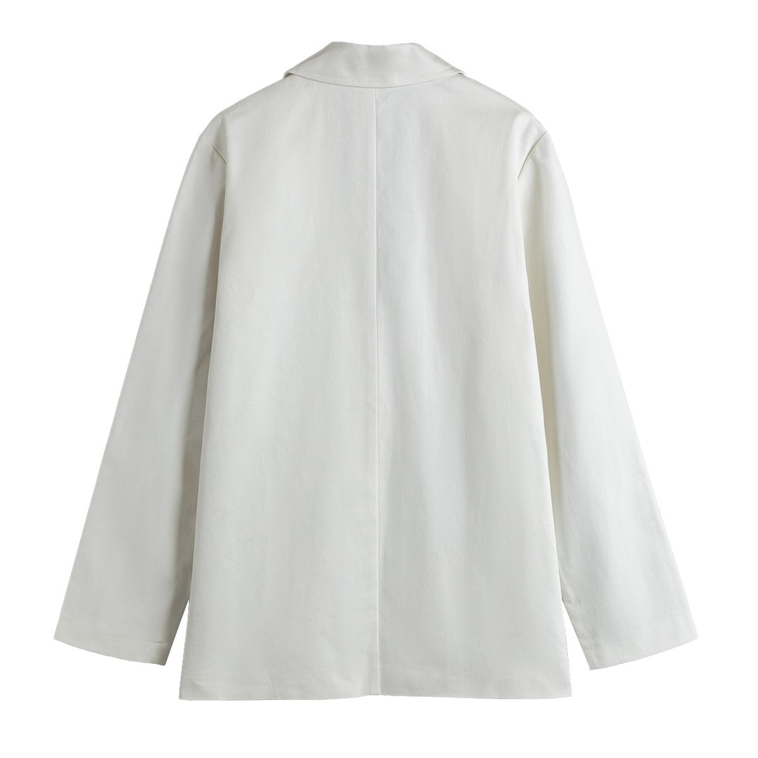Customized Women's Casual Blazer | 245GSM Cotton - Archiify